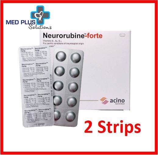 Neurorubine forte Lactab 20's (2 Strips) (Exp 8/2024) Lazada