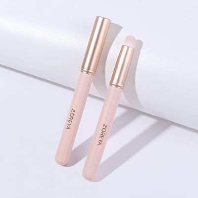 ✎◆ Lip brush lipstick brush round head dizzy catch concealer brush beauty makeup wholesale then bring a professional makeup brush mini