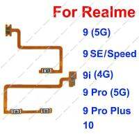 ปุ่มปรับระดับเสียงเพาเวอร์ Flex Cable สําหรับ Realme 9 9 Pro Plus 9i 9 Speed 10 Pro Plus ON OFF Power Volume Switch Keys Flex