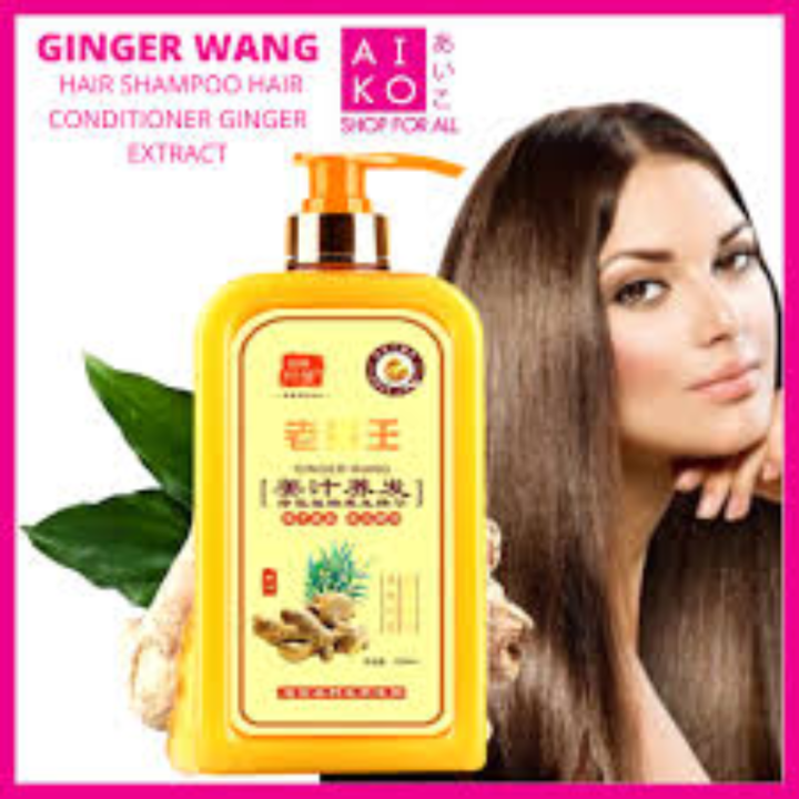 Ginger Wang Hair Shampoo Fast Regrowth Hair Thick Anti Hair Loss Anti Dandruff Anti Itching 4149