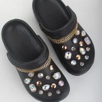 hotx【DT】 crystal croc shoes charms rhinestone fake allow Accessories jibz for clogs shoe Decorations man kids gifts