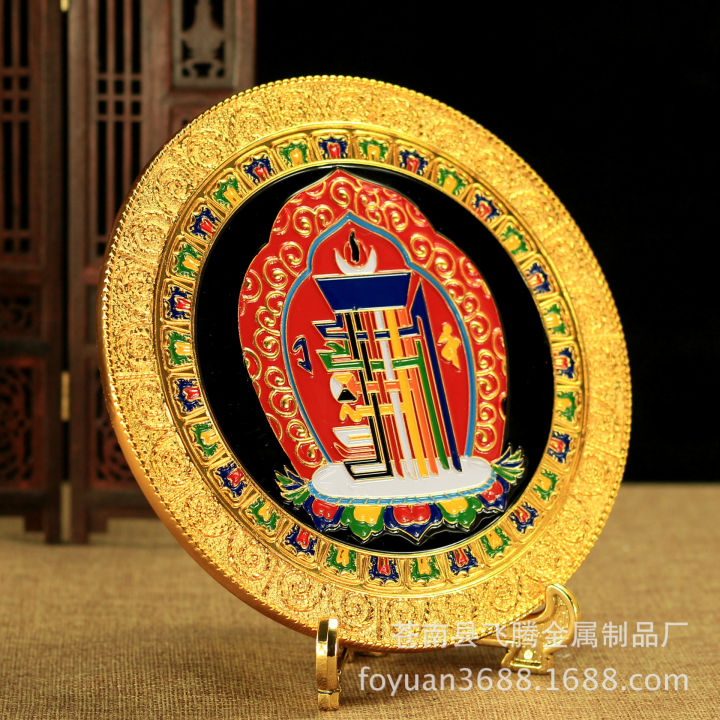 100-authentic-พระพุทธเจ้าเครื่องเวทอัลลอยเพ้นท์-สิบขั้นตอนฟรีแผ่นตกแต่งสำหรับพระพุทธรูปเครื่องประดับทิเบตพระพุทธรูป