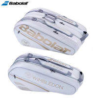 Babolat กระเป๋าไม้เทนนิสไม้แร็กเก็ต6หรือ12กระเป๋ามีสายสะพายรองไหล่และหลายกระเป๋าความจุมากกระเป๋าออกกำลังกายกีฬา