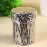 100PCS Ear Wax Pickers Set Stainless Steel Earpick Wax Remover Curette Ear Pick Cleaner Ear Cleaner Spoon Care Ear Clean Tool