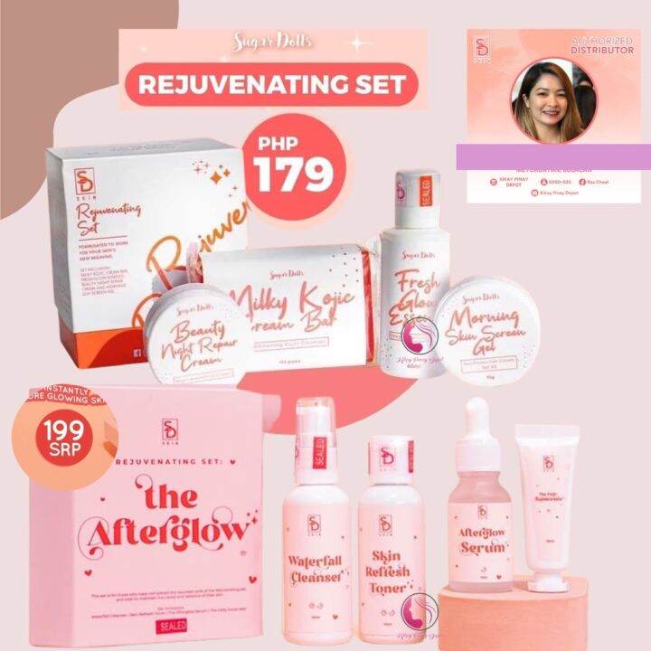 ONHAND Sugar Dolls Rejuvenating Set ORIGINAL SUGARDOLLS SD AFTER GLOW