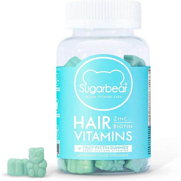 Sugar Bear Hair Multivitamins (60 Gummies) Lazada PH