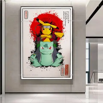 Pokemon Pikachu Anime Stickers Muraux Décorations Murales pour