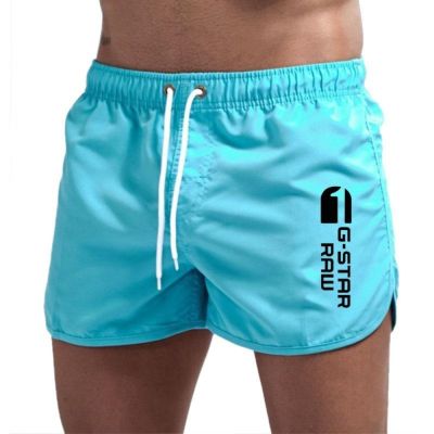 Summer Men Swimwear Short Beach Shorts Fitness Training 2023 New Beachwear Pants Breathable Boardshorts Surf Swimsuit Male Cloth