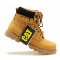 TOP☆▽ COD  【New Style！】 【แท้】Caterpillar รองเท้าเดินป่ากันน้ำกลางแจ้งสำหรับผู้ชายและผู้หญิง CAT รองเท้าบูทหุ้มข้อหนัง