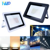 50W 100W LED Flood Light AC220V IP68 Waterproof Outdoor Spotlight Garden Light Street Lamp Foco Led Exterior Wall Lamp Reflector