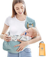 Địu em bé sơ sinh Aixintu 3191 chất liệu cotton mềm mại thoáng khí với