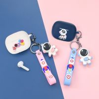 For Jabra Elite 85t Case Cute Silicone Earphones Case for Jabra 85t Case Cartoon Animal Rabbit  / Astronaut Cover Fundas Wireless Earbud Cases