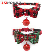 LIZHOUMIL Christmas Pet Collars With Bells Quick