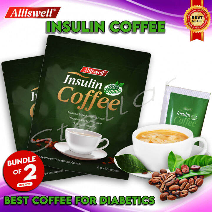 BUNDLE OF 2! Original AsianMaker International Insulin Plant Herbal Coffee Anti Diabetes Blood