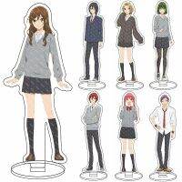 Anime Horimiya Collection Stand Model Display Plate Miyamura Izumi Hori Kyōko Double Sided Acrylic Standing Keychain Desk Decor