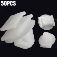 50Pcs Car Expert Door Buckle Moulding Clips White Trim Panel Hole Push Engine Cover Fasteners For Peugeot 106 206 306 307 806