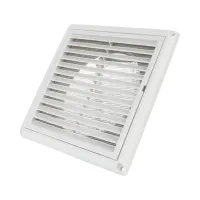 1PC Air Vent Ventilation Grill Cover ​Anti-Aging Louver Exhaust Hood Grille ​Wall Ceiling Mounted Vent Built-In Fly Screen Mesh Exhaust Fans