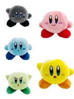 ขนาดเล็ก 15cm5 สีดาว Kabi สีเหลืองสีฟ้าสีเขียวสีชมพูสีเทา Kirby ตุ๊กตาเกม Nintendo พร้อมแท็ก