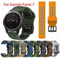 ✹❅☾ 22mm 26mm Watch Band For Garmin Fenix 7X 7 6 6X 5 5X 3HR/EPIX/MARQ/Approash S62/TACTIX DELTA Silicone Easy Fit Sport Wrist Strap