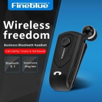 Fineblue F930 Wireless Freedom Business Bluetooth Headset Call Clarity Music No Bound Smart one drag two Bluetooth Earphone