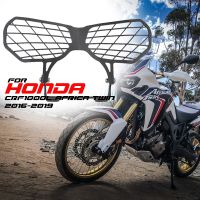 ตะแกรงไฟหน้ารถจักรยานยนต์สำหรับ Honda CRF1000L CRF 1000L CRF1000 L แฝดแอฟริกันป้องกันหลอดไฟหน้าฝาครอบป้องกัน2016 2017-2019