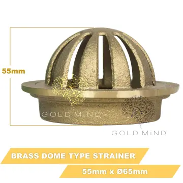 TubShroom 1.75-in Stainless steel Strainer dome cover in the
