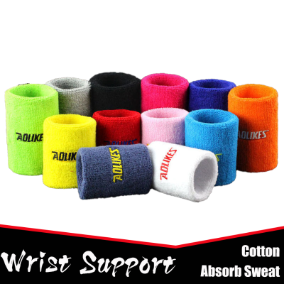 1PCS Tennis Headband Outdoor Sports Cotton Absorb Sweat Tennis Wrist Wipe Perspiration Sweat Towel Sport Wrist 12 Colors