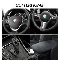 BETTERHUMZ For BMW F20 F21 F22 1 2 Series Interior Trim Alcantara Center Control Cover Panel M Performance Sticker Accessories