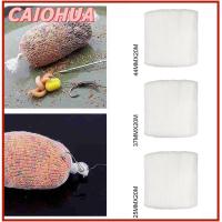 CAIOHUA 5M/20M 25/37/44MM แบบพกพา เครื่องมือตกปลา อุปกรณ์ต่อสู้ รีฟิลเหยื่อแท่นขุดเจาะ ถุงห่อเหยื่อ ตกปลาคาร์พหยาบ PVA ล่อตาข่าย กระสอบละลายน้ำ