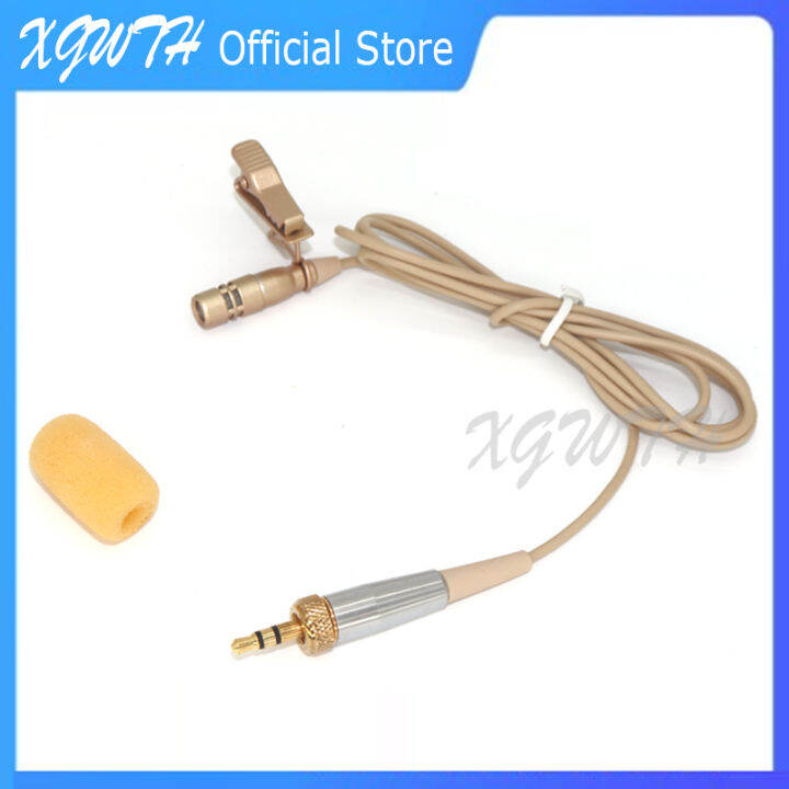 Lapel Lavalier Microphone Tie Clip Condenser Super Cardioid Mic for