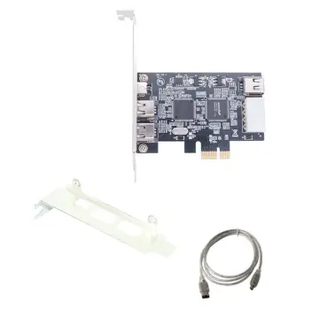 1394 Firewire Card,PCIe 3 Ports 1394A PCI Express to External IEEE 