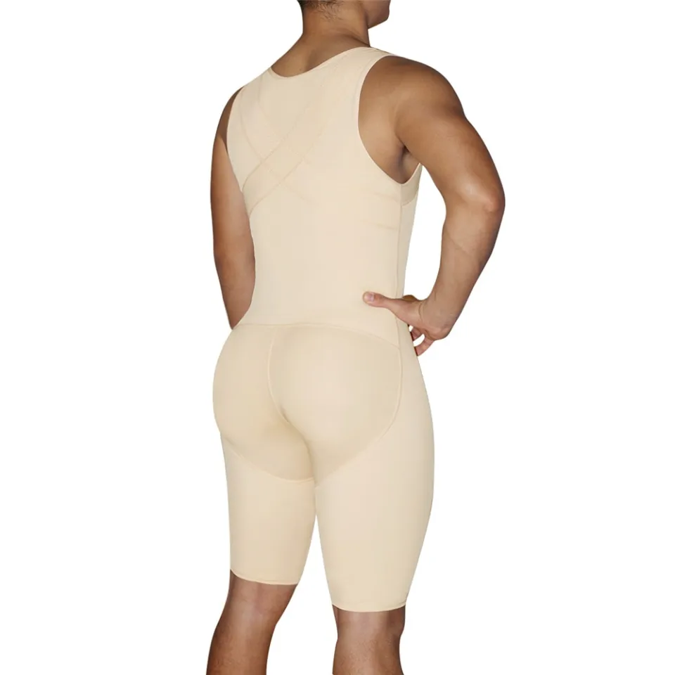 Men's Shapewear Bodysuit Full Body Shaper Compression Slimming Suit  Breathable Butt Lifter Hide Man Boobs Slimming Underwear