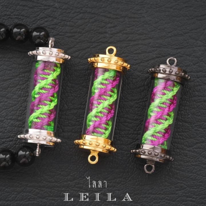 leila-amulets-มงคลเศรษฐี-รุ่น-ยันทุน-ด้ายม่วงเขียว-พร้อมกำไลหินฟรีตามรูป