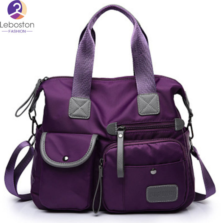 leboston-กระเป๋า-women-stylish-lady-bag-nylon-high-strength-single-shoulder-travel-bag-cross-body-bag