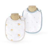 Granny Ben ผ้ากันเปื้อนน้ำลายใยเทนเซล TENCEL™ Muslin Bib จำนวน 2 ชิ้น