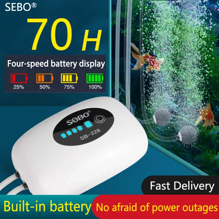 New SEBO Complete Set of Aquarium Air Pump for aquarium provide oxygen