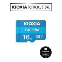 Kioxia Micro SD Cards EXCERIA 16GB CL10 U1 Speed Read 100MB/s (เมมโมรี่การ์ดสำหรับมือถือ)