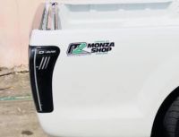 MONZA สติ๊กเกอร์ g-up; 2 ชิ้น (ติดข้างท้าย) ความยาว 29 x 10 x 0.1(ติดท้าย2แผ่น)