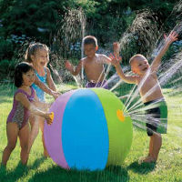 Outdoor Lawn Beach Sea Inflatable Rainbow Arch Water Spray Kids Sprinkler Play Toys Air Matress Summer Pool