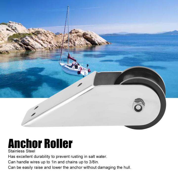 Anchors Rollers Anchor Roller Standard Design 316 Stainless Steel Nylon
