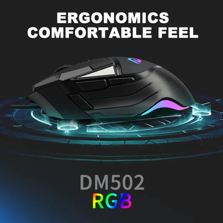 dm502สายเมาส์สำหรับเล่นเกมสำหรับ-pubg-csgo-ฮ่าๆ-cf-การเขียนโปรแกรมเมาส์กีฬาเงียบส่องสว่างเมาส์แล็ปท็อปอุปกรณ์เสริมโน๊ตบุ๊ค