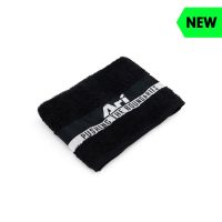 DFE ผ้าเช็ดมือ  ARI SPORTS TOWEL - FREE SIZE - BLACK/WHITE ของแท้ ผ้าขนหนู  ผ้าเอนกประสงค์