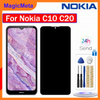 จอ LCD แบบดั้งเดิม MagicMeta สำหรับ Nokia C10/Nokia C20อะไหล่สำหรับโนเกียชิ้นส่วนจอสัมผัสแอลซีดีของเครื่องแปลงดิจิทัล C10หน้าจอแสดงผลแบบ C20