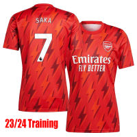 เสื้อฟุตบอลซาคา23/24ใหม่,คลังแสง MARTINELLI G. JESUS ชุดฝึกฟุตบอล ODEGAARD THOMAS NICOLAS SMITH ROWE ARSENAlS TIERNEY SMITH ROWE 2023/2024 Kaus Sepak Bola ชุดคิทผู้ชาย