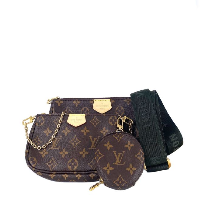 Louis Vuitton Monogram Multi Pochette Accessoires M44813 Women's Shoulder  Bag Khaki