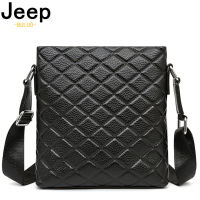 JEEP BULUO Mans Messenger Bag Hot Sale New Crossbody Shoulder Bags For Men Business Casual Large Space Real leather Tote