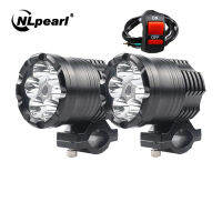 NLpearl รถจักรยานยนต์ LED ไฟหน้าไฟตัดหมอกสปอตไล12โวลต์สำหรับ BMW R1200GS ADV F800GS F650 K1200S LED เสริม Faro LED Moto โคมไฟ