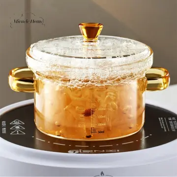 Heat Resistant Glass Soup Porridge Pot