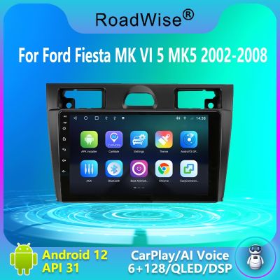 ♛ Android Car Radio Multimedia Carplay For Ford Fiesta Mk VI 5 Mk5 2002 - 2008 4G Wifi DVD GPS No 2din 2 Din Navi Autoradio Stereo