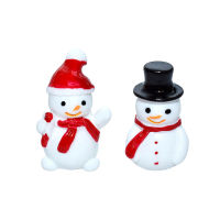 Snowman Ornament Crafts Miniature Snowman Village Mini Snowman Decorations Miniature Christmas Figurines DIY Snowman Craft